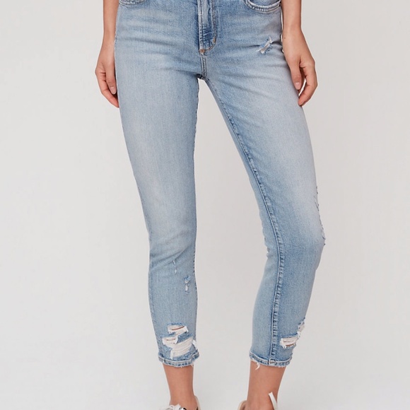 Agolde Nico High Rise crop jeans, size 24 - Picture 8 of 9